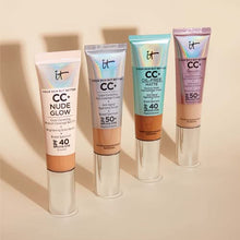 Load image into Gallery viewer, it COSMETICS Your Skin But Better Cc+ Cream, Light Medium (C) - Full-Coverage Foundation, Hydrating Serum & Spf 50+ Sunscreen - Natural Finish - 1.08 Fl Oz Light Medium (Cool Undertone)