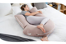Load image into Gallery viewer, INSEN Pregnancy Pillow,Maternity Body Pillow with Pillow Cover,H Shaped Body Pillow for Pregnant Women (57in, Orgnanic Cotton)