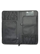 Load image into Gallery viewer, Chef’s Leather Knife Carrier bag, Portable Knife Culinary Case Bag with 9 Knife Holder Slots and Zipper Pouch for Small Kitchen Tools, Knife Roll Case Secure Each Universal Knife, Chef Knife Bag