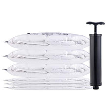 Load image into Gallery viewer, SUOCO Vacuum Storage Bags Jumbo 6 Pack (40 x 30 inch), Space Saver Compression Bags with Hand Pump