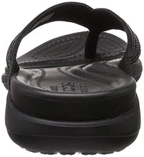 Load image into Gallery viewer, crocs Women's Capri V Sequin W Flip Flop, Black, 9 M US