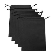 Load image into Gallery viewer, FEESHOW Large Size Adult Game Toys Lint Drawstring Storage Bag- Light weight Black 5PCS one size