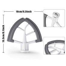 Load image into Gallery viewer, Flex Edge Beater For Kitchenaid,Kitchen Aid Mixer Accessory,Kitchen Aid Attachments For Mixer,Fits Tilt-Head Stand Mixer Bowls For 4.5-5 Quart Bowls,Beater With Silicone Edges,White