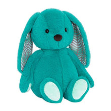 Load image into Gallery viewer, B. toys – Plush Bunny – Super Soft Stuffed Animal – Teal – 12” – Washable Rabbit Toy – for Babies, Toddlers, Kids – Happy Hues – Cottontail Cutie – 0 Months + (BX1926C30Z)