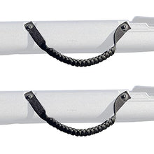 Load image into Gallery viewer, BESTAOO Roll Bar Grab Handles Paracord Grip Handle for Ford Bronco Accessories 2021 2022, 2 Pack (Black)