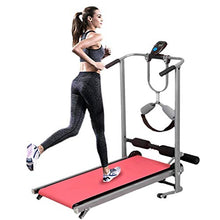 Load image into Gallery viewer, CCTO (US Shipping) Folding Treadmills for Home,Folding Shock Running, Supine, Twisting, Massage Four-in-one Mechanical Treadmil