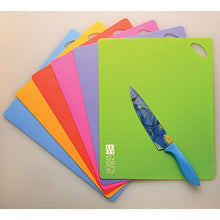 Load image into Gallery viewer, Slice Bright Flexible Cutting Mats are the Smarter, Faster and Easier Way to Prepare Your Food. Set of six Colorful Mats. From The Chef’s Vision Kitchen to Yours.