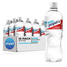 Load image into Gallery viewer, Propel, Watermelon, Zero Calorie Sports Drinking Water with Electrolytes and Vitamins C&E, 16.9 Fl Oz (12 Count)