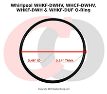 Load image into Gallery viewer, Captain O-Ring - (3 Pack) Replacement O-Rings for Whirlpool WHKF-DWHV, WHKF-DWH & WHKF-DUF Water Filter Housing