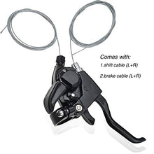 Load image into Gallery viewer, BESNIN Bike Shifter&Brake 1 Pair 3x8 24Speed /3x7 21Speed Shifter and Left/Right Brake Lever Set for Mountain Bike Folding Bike Universal Replacement Part (3x8 24speed)