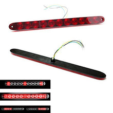 Load image into Gallery viewer, iJDMTOY 15-Inch Truck Trailer Tailgate Red LED ID Light Bar Compatible With Chevrolet Dodge Ford GMC Nissan Toyota etc, Functions as Tail Light, Brake Lamp & Turn Signal Lights, Dark Red Lens