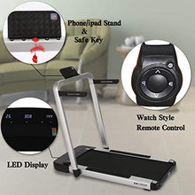 Load image into Gallery viewer, ANCHEER Folding Treadmill for Home Workout, 2.25HP Electric Walking Under Desk Treadmill with APP Control, Portable Exercise Walking Jogging Running Machine