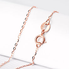 Load image into Gallery viewer, Solid 14k Rose Gold Pearl Necklace for Women Real Gold Jewelry Gifts for Wife Mom Grilfriend, Mothers Day Present for Her, 18" (Rose Gold)