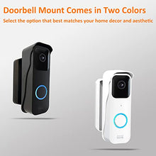 Load image into Gallery viewer, AutoSonic Mount Made for Blink Video Doorbell | Adjustable Design, Improve Viewing Angle | Blink Home Security Accessories | White