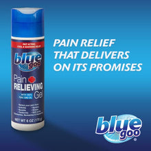 Load image into Gallery viewer, Blue Goo Pain Relieving Gel, Fast Acting, Cooling and Soothing Relief, for Back-Neck Pain, 6oz