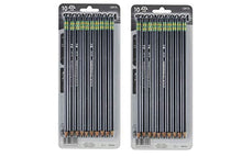 Load image into Gallery viewer, Dixon Ticonderoga Wood-Cased Number 2 Pencils, Pre-Sharpened, Box of 10, Black (13915) (Pack of 2)
