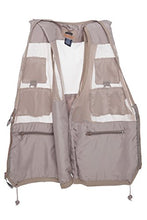 Load image into Gallery viewer, Humvee HMV-VC-K-XL X-Large Nylon Combat Vest with Safety Zipper, Khaki