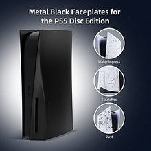 Load image into Gallery viewer, NexiGo PS5 Accessories Plates for Playstation 5 Disc Edition, ABS Anti-Scratch Dustproof Protective Shell Cover, Replacement Face Plate for PS5 Disc Edition (Matte Black)