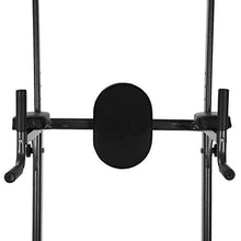 Load image into Gallery viewer, KINGC Heavy Multi-Functional Fitness Rack Adjustable Power Tower Push Up/Pull Up/Chin Up Bar Sit Up Bench Dip Stands Home Gym Full Body Exercise Fitness Equipment Workout Machine 330 Lbs Black