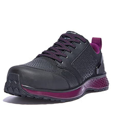 Load image into Gallery viewer, Timberland PRO Women's Low Reaxion Athletic Composite Toe Industrial Boot, Black/Purple, 8