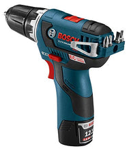 Load image into Gallery viewer, Bosch PS32-02 Cordless Drill Driver - 12V Brushless Compact Drill with 2 Lithium Ion Batteries, Charger & Soft Carrying Case