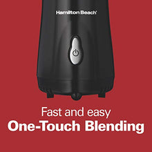Load image into Gallery viewer, Hamilton Beach Personal Blender for Shakes and Smoothies with 14oz Travel Cup and Lid, Black (51101AV)