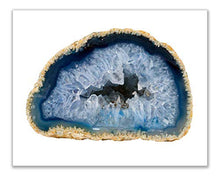 Load image into Gallery viewer, Crystal Quartz Geodes Prints - Set of 6 (8x10) Cluster Esoteric Abstract Wall Art Decor - Amethyst - Bismuth - Ammonite - Blue Agate - Labradorite - Natural Stone