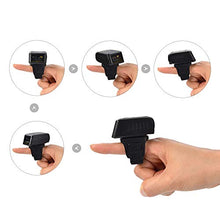 Load image into Gallery viewer, LENVII R100 1D Wearable Ring Barcode Scanner Bluetooth 2.4G Two Mode Wireless, for Storage, Express,Store,Warehouse,Library, Support EAN/UPC-A+5plus