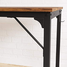 Load image into Gallery viewer, Home Office Desk, Modern Industrial Simple Style Computer Desk, Workstation, Sturdy Writing Desk, Flrrtenv(31", Rustic Brown)