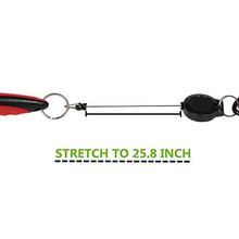 Load image into Gallery viewer, Yoport Golf Club Brush and Club Groove Cleaner 2 Ft Retractable Zip-line Aluminum Carabiner, Lightweight and Stylish, Ergonomic Design, Easily Attaches to Golf Bag(Red), red+Black