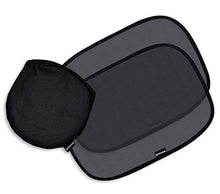 Load image into Gallery viewer, Enovoe Car Window Shade - (2 Pack) - 21"x14" Cling Sunshade for Car Windows - Sun, Glare and UV Rays Protection for Your Child - Baby Side Window Car Sun Shades