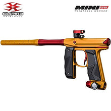 Load image into Gallery viewer, Maddog Empire Mini GS Tournament Elite Paintball Gun Package B - Dust Orange/Dust Red 2-pc Barrel