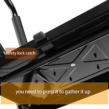 Load image into Gallery viewer, Step Ladders, Folding 4 Step Stool with Safety Rails Portable Heavy Duty 330 lb Load Capacity for Home Household Kitchen Office Garden,Black