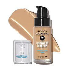 Load image into Gallery viewer, Liquid Foundation by Revlon, ColorStay Face Makeup for Normal and Dry Skin, SPF 20, Longwear Medium-Full Coverage with Matte Finish, Oil Free, 240 Medium Beige, 1.0 Oz