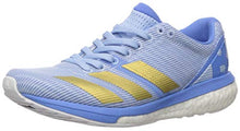 Load image into Gallery viewer, adidas Women's Adizero Boston 8 Running Shoe, Glow Blue/Gold Metallic/Real Blue, 6 M US