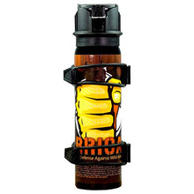 Load image into Gallery viewer, Barricade Pepper Spray for Cyclists - Bicycle Mount - Attaches to Water Bottle Cage & Multiple Other Bike Mounted Locations - 4 Ounce Can of Police Grade Strength