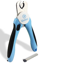 Load image into Gallery viewer, gonicc Dog & Cat Pets Nail Clippers and Trimmers - with Safety Guard to Avoid Over Cutting, Free Nail File, Razor Sharp Blade - Professional Grooming Tool for Large and Small Animals
