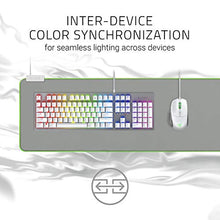 Load image into Gallery viewer, Razer Goliathus Extended Chroma Gaming Mouse Pad: Customizable Chroma RGB Lighting - Soft, Cloth Material - Balanced Control & Speed - Non-Slip Rubber Base - Mercury White