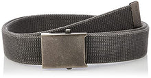 Load image into Gallery viewer, Columbia Men's Military Web Belt-Adjustable One Size Cotton Strap and Metal Plaque Buckle, One Size - 42 Inches