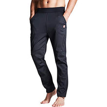 Load image into Gallery viewer, Souke Sports Men's Bike Cycling Pants Windproof Hiking Outdoor Winter Fleece Thermal Athletic Pants(Black, X-Large)