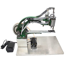 Load image into Gallery viewer, ColouredPeas 2021 Cobbler Sewing Machine 110V 250W Motor with Stainless Steel Base Eletrical and Manual Sets Leather Sewing Machine for Leather/Shoes/Bags/Clothes/Quilts/Coats/Trousers