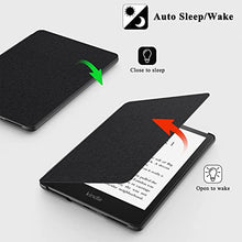 Load image into Gallery viewer, Soke Case for All-New Kindle Paperwhite,(Only Fit 11th Generation-2021 Release),Premium Slim Folio Cover with Auto Wake/Sleep for Kindle Paperwhite & Signature Edition 6.8" E-Reader,Black