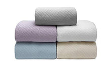 Load image into Gallery viewer, Elite Home 100% GOTS Certified Organic Cotton Super-Soft Bed/Throw Blanket, Oyster, King