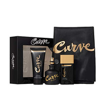 Load image into Gallery viewer, Curve Curve Black Men's Cologne 4 Piece Gift Set, 2.5 Fl. Oz. Eau De Cologne, 4 Count