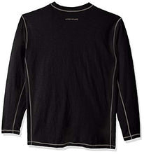 Load image into Gallery viewer, Legendary Whitetails Men's Standard Maverick Slub Henley Shirt, Black, Medium