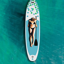 Load image into Gallery viewer, EDOSTORY Inflatable Stand Up Paddle Board (10'6 x 31.5'' x 6'') with Accessories Carry Bag, Wide Stance, Bottom Fin for Paddling, Non-Slip Deck, Surf Control, Youth & Adult Standing Boat A