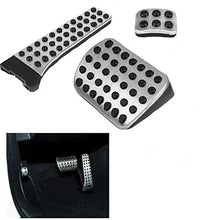 Load image into Gallery viewer, Yokkfine for Mercedes Benz C/E/S/GLK/SLK/CLS/Sl Class Foot Pedal Pads Covers Set Non-Slip Performance Aluminum Auto Accelerator Brake Pedal Car Accessories - Silver(A Set of 3