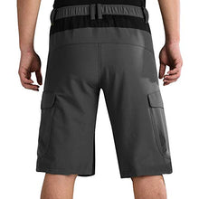 Load image into Gallery viewer, Cycorld Mountain-Bike-Shorts-Mens-Padded MTB Biking Baggy Cycling Short Removable Padding Liner Grey