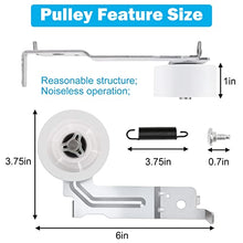 Load image into Gallery viewer, Upgraded Dryer Parts for Samsung 6602-001655 Dryer Belt, DC93-00634A Dryer Idler Pulley & DC61-01215B Tension Spring for Samsung Dryer Replacement dv45h7000ew, dv48h7400ew, dv42h5000ew, dv48j7700ew