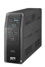 Load image into Gallery viewer, APC UPS 1500VA Sine Wave UPS Battery Backup, BR1500MS2 Backup Battery Power Supply with AVR, (2) USB Charger Ports